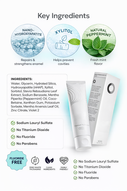10% Nano-Hydroxyapatite Remineralizing Toothpaste